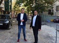 Иван Тотев и Георги Стаменов инспектираха ремонта на централна улица в Пловдив