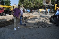 Кметът Иван Тотев даде старт на мащабната реконструкция на ул. „Гладстон“ в Пловдив 