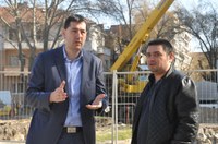 Кметът Иван Тотев инспектира реконструкцията на бул. „Васил Априлов“