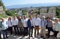 Кметът Иван Тотев откри „Вино и гурме”, посрещна делегация от побратимения Солун