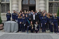 Кметът Иван Тотев посрещна златните волейбостки на „Марица“