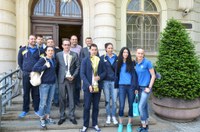 Кметът Иван Тотев се срещна с волейболен клуб „Марица“ след златния им дубъл