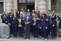 Кметът Иван Тотев прие волейболистките от „Марица“