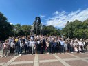 МГЕРБ поднесе венци и цветя пред паметника на Съединението в Пловдив