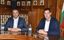 Първа среща на кмета Иван Тотев и новия директор на ОДМВР Йордан Рогачев