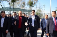 Премиерът Бойко Борисов и кметът Иван Тотев инспектираха строителството на новия зоопарк в Пловдив 